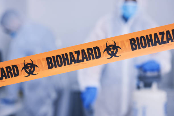 Professional Biohazard Cleanup technician working in Sandy, OR
